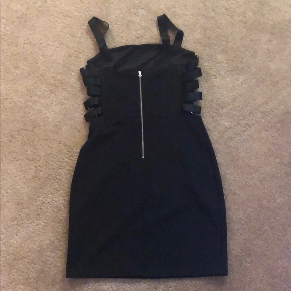 Black Express Mini Dress - Picture 2 of 4